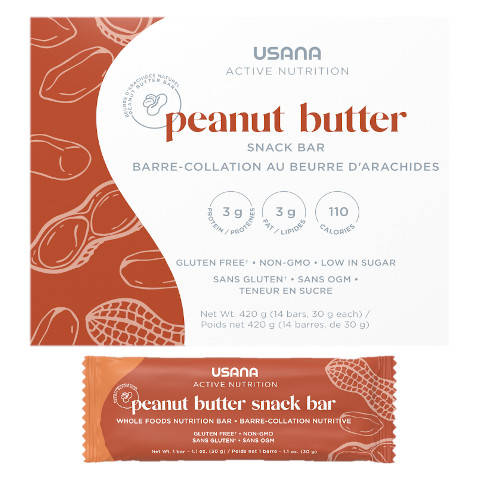 USANA Peanut Butter Snack Bar - Active Nutrition USANA Peanut Butter Snack Bar - Active Nutrition